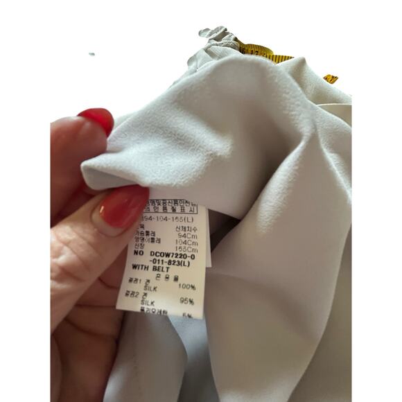 Deco Beige Silk Dress - Picture 16 of 16